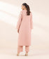 Women's Pret Lawn Embroidered Pink A-Line Shirt